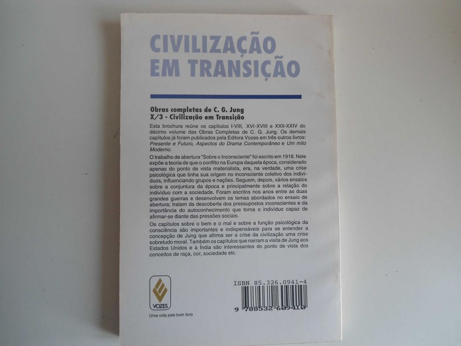 Civilização em Transição por C. G. JUNG (1993)