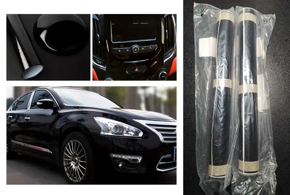 Пленка защитная для порогов автомобиля. Карбоновая пленка .