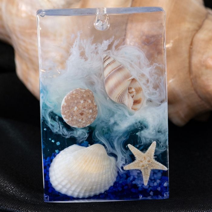 Pendentes em resina paea colares