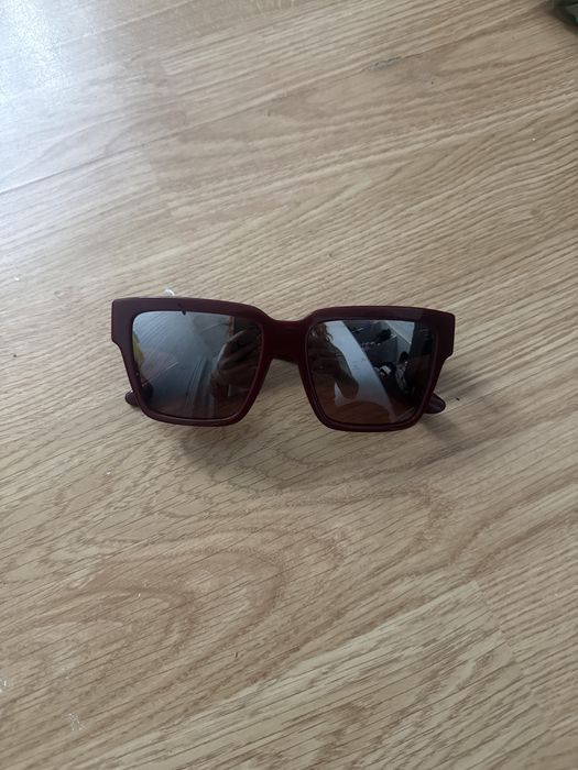 Bordowe okulary dolce gabbana