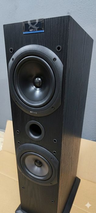 Par de Colunas KEF Q50 - Tecnologia Uni-Q - Hi-Fi Vintage em Excelente Estado