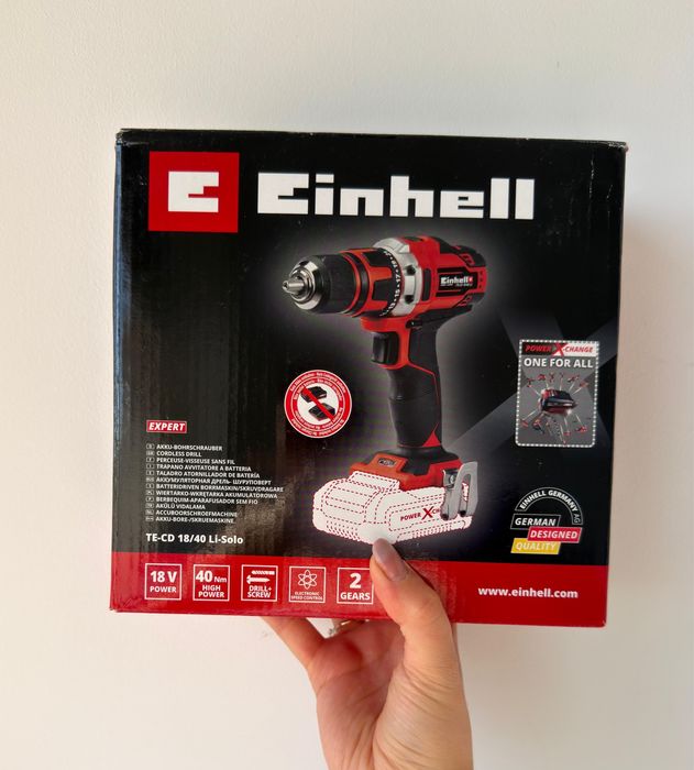 Wiertarko-wkrętarka EINHELL TE-CD 18/40 Li-Solo
