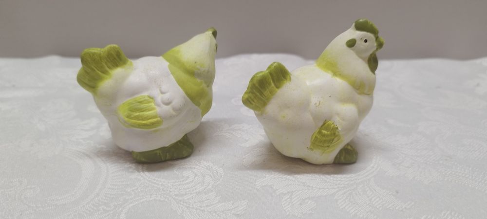 Figurki ceramiczne kury