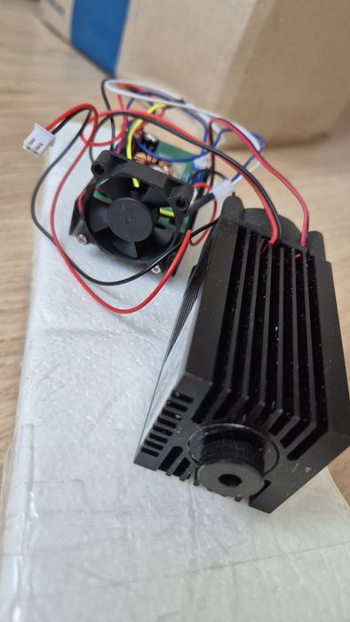 Лазер CNC синій гравер 450nm 2000mW Blue Color 445nm 2W Focusable Lase