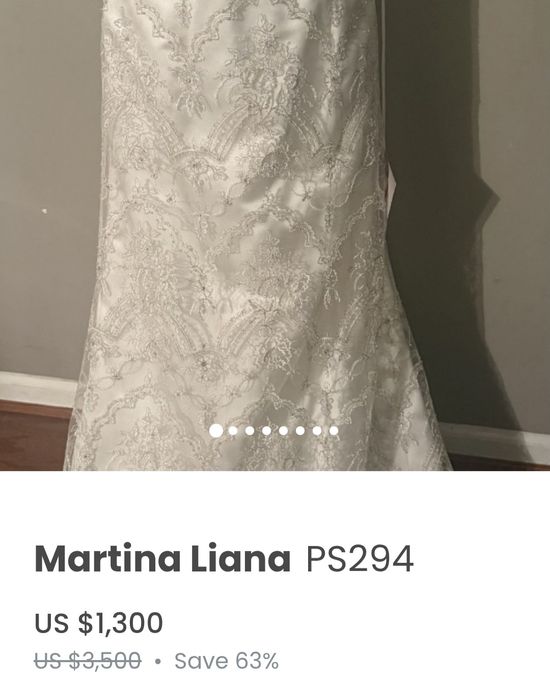 Весільна сукня Martina Liana PS 294, нова