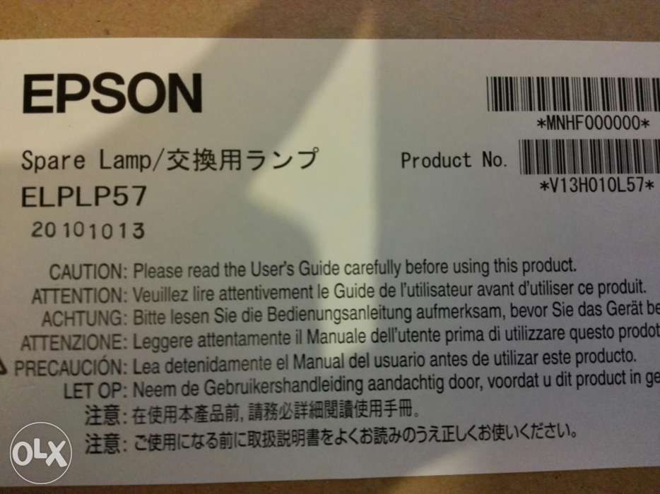 Lâmpada Video Projetor Epson - ORIGINAL