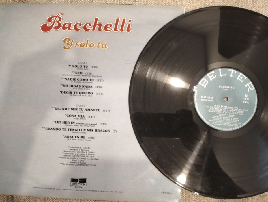 Disco de vinil LP Bacchelli