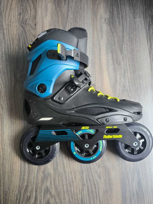 Rolki Rollerblade RB 110 3WD - Czarno/Niebieskie – stan BDB |44,5/29cm