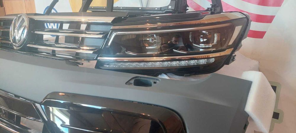 Бампер Volkswagen Tiguan R-Line 2017 2018 2019 2020 Фольцваген Тігуан