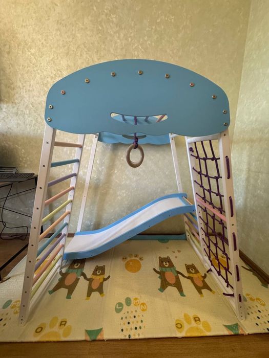 Дитячий спортивний комплекс для дому SportBaby SportWood Sky Plus 1