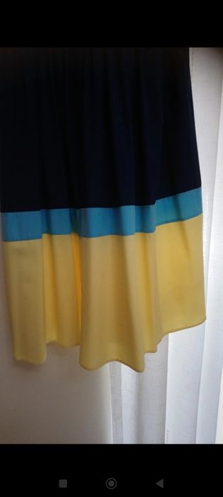 Vestido tricolor