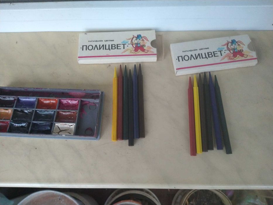 Карандаш карандаши под цвет новые сделано в СССР цветные