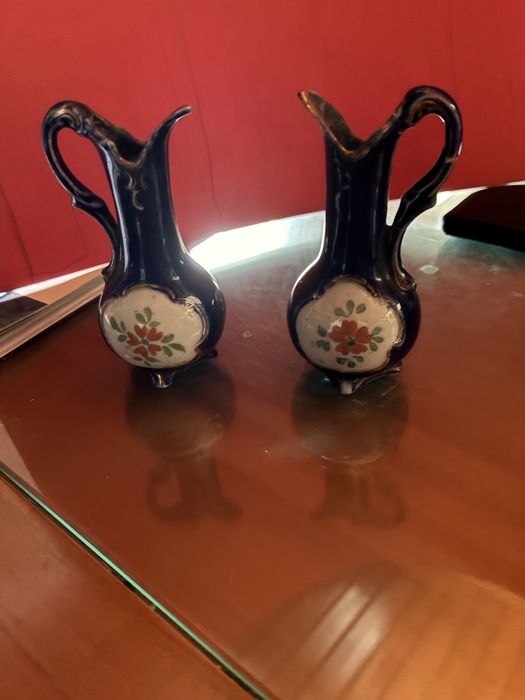 Conjunto de varias pecas em faianca