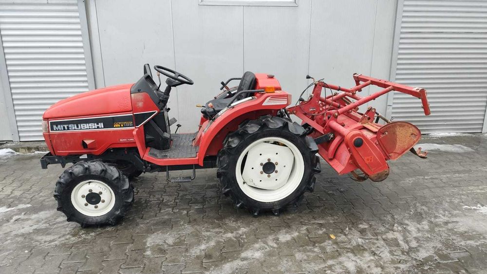 Traktorek z glebogryzarką Mitsubishi Mt 185 4x4 18 km Rewers