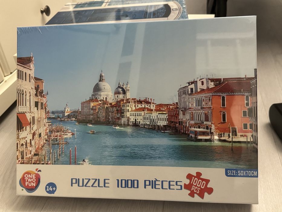 Lote de 5 Puzzles Adulto (1000 e 2000 Peças) - Várias Marcas