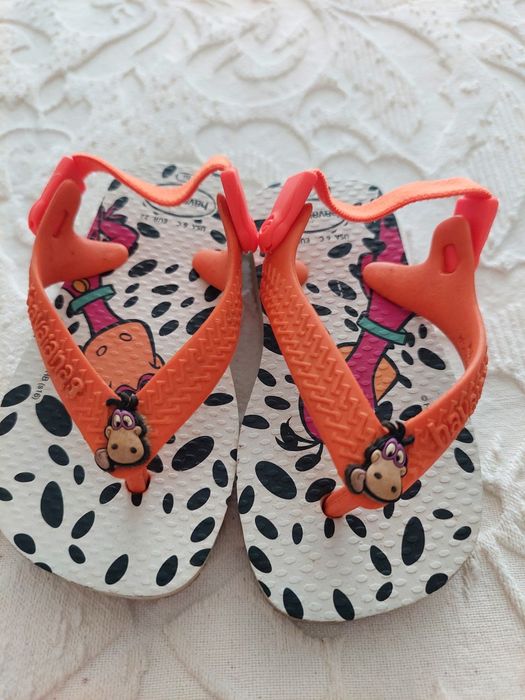 Havaianas para criança tamanho 20