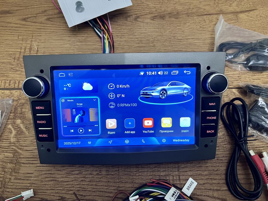 Магнітола Android Avto Opel Zafita Astra corsa antara vectra vivaro