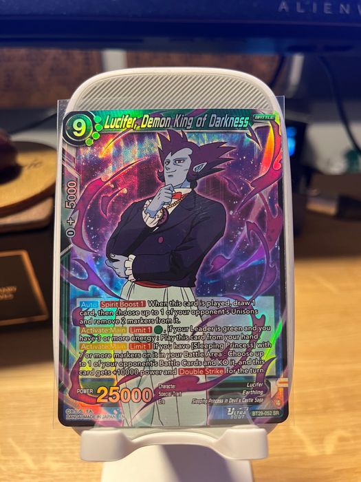 Lucifer, Demon King of Darkness (SR) BR29-052 Karta Dragon Ball