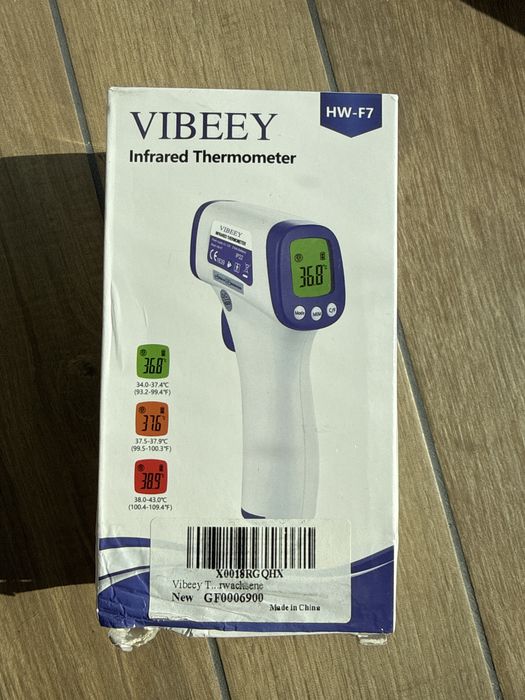 Vibeey termometr bezdotykowy do ciała elektryczny