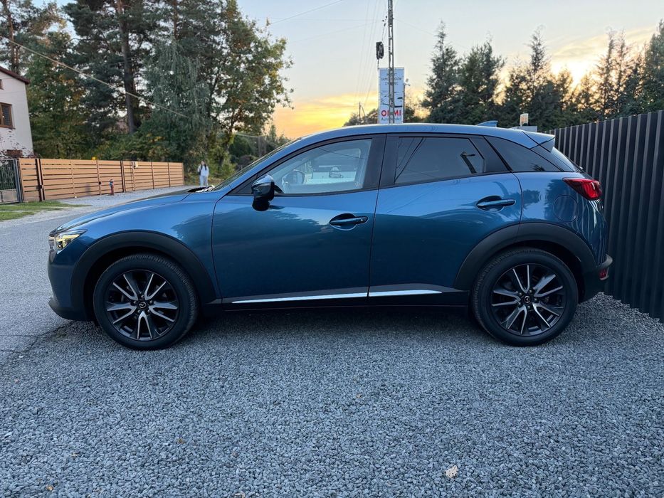 Mazda CX-3 * Lak 100% org. * Head-Up * Skóry * NAVI * Kamera * Bezwypadkowy *