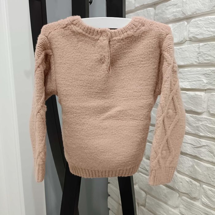 Ciepły sweter dziewczęcy  rozm 86 Primark