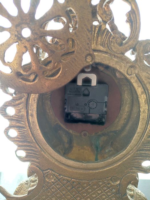 Relógio dourado Antiguidade vintage