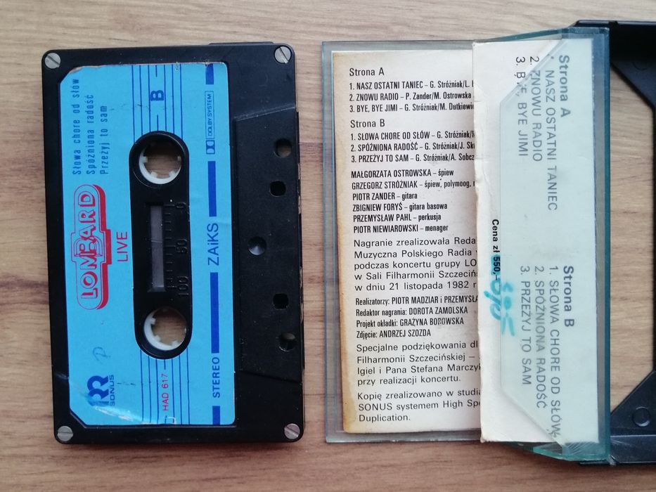 Lombard - Live (kaseta)