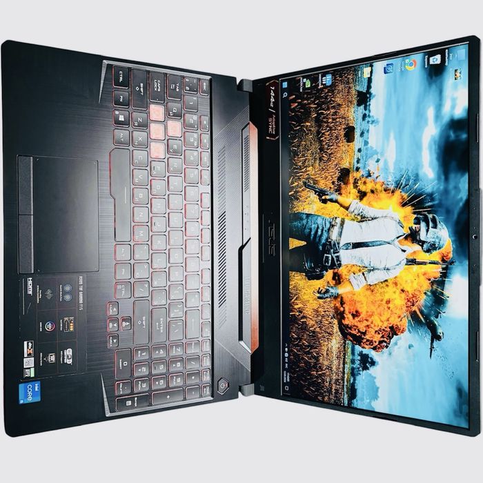 ASUS TUF Gaming F15/144Гц/Intel i5-11400H/DDR4 16G/SSD M2 512GB/nVidia RTX3050Ti 4G