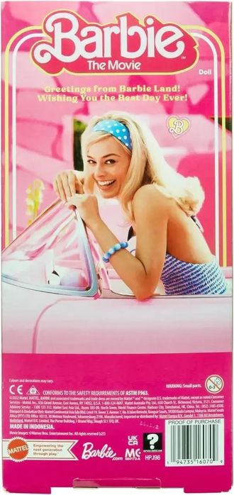 Кукла Барби Марго Робби Barbie The Movie Doll, Margot Robbie