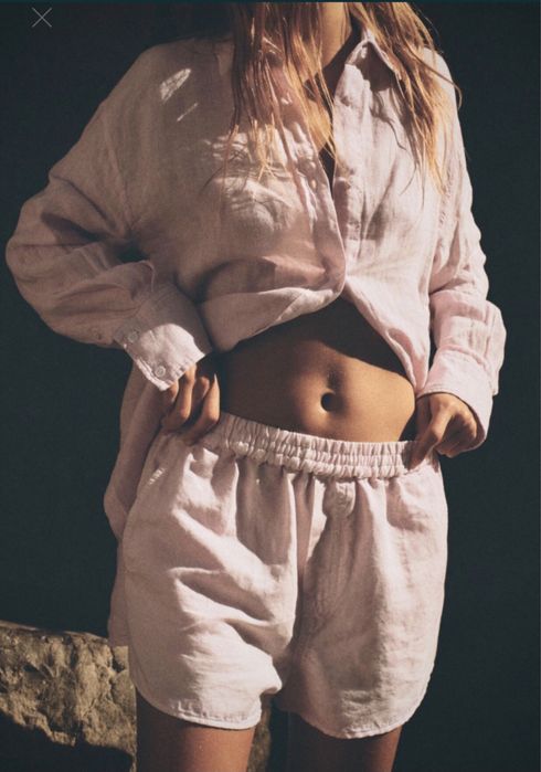 Шорти Пляжні ZARA Льон/Котон. Іспанія. S розмір. Нові.
