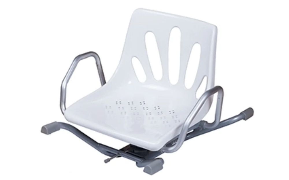 Cadeira Giratória Para Banheira Anti-deslizante, usada.