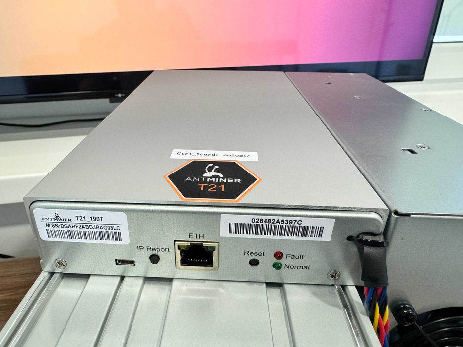 3-х фазний Асік T21 190 Th | асік, майнер, asic antminer, асик, антмайнер, Zynq