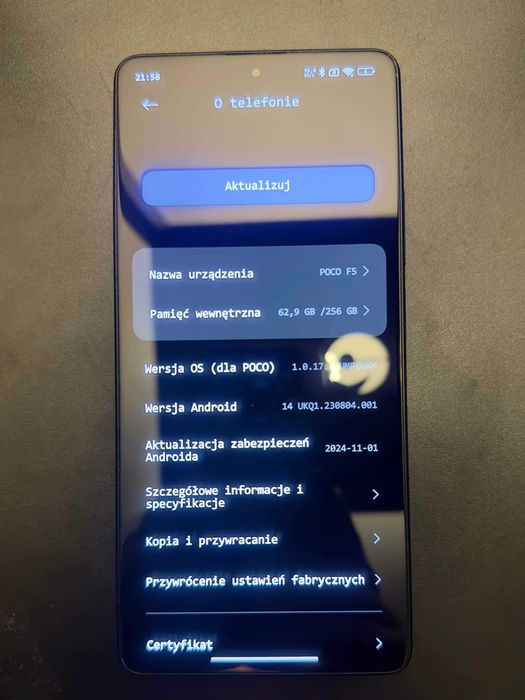 Poco f5 12/256  bardzo dobry stan