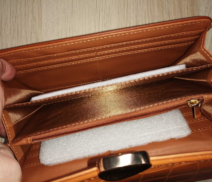 Brązowy portfel French Connection Nowy