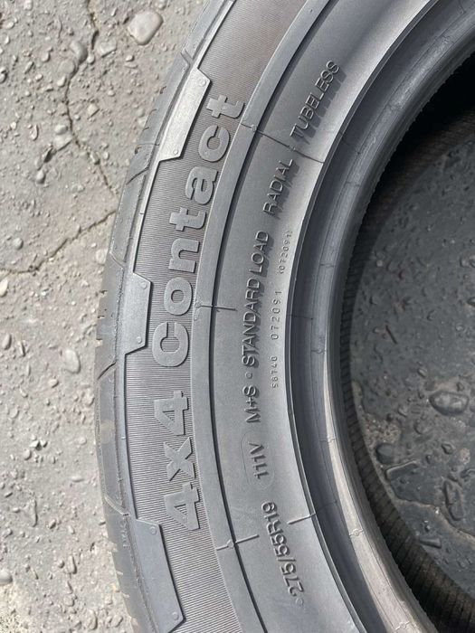Шини 275/55 R19 пара Continental 2024p всесезон 7мм