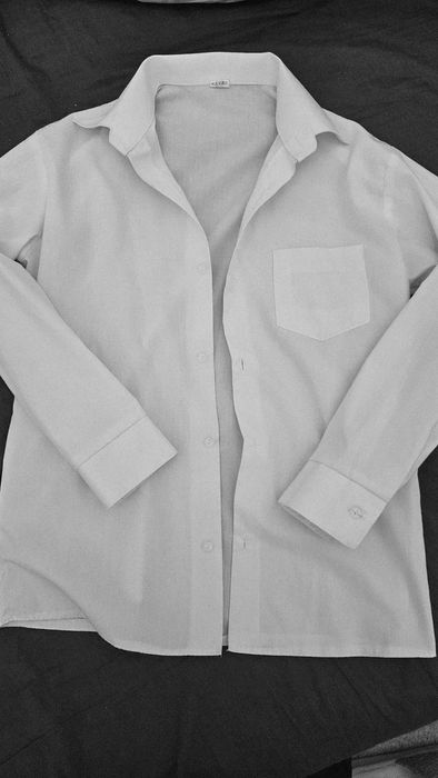 Biala koszula chłopięca  rozm. 140 święta Bożego Narodzenia