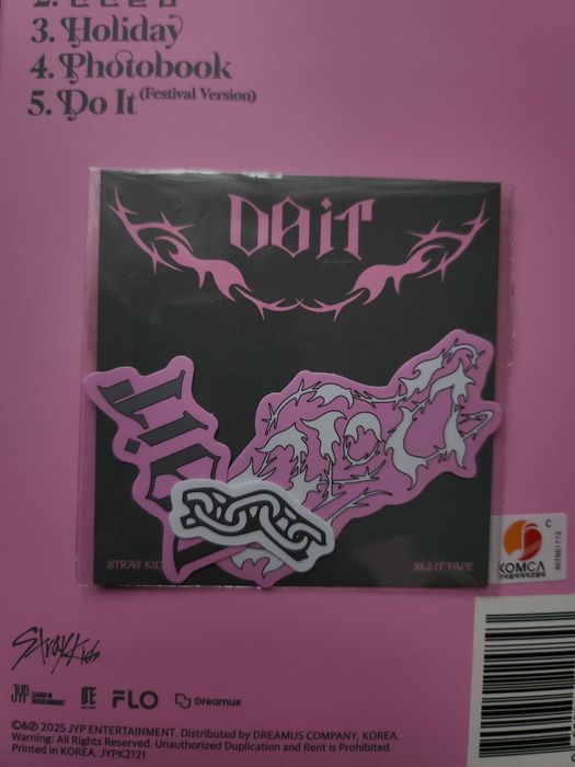 Офіційні наліпки Stray Kids з альбому Do It кпоп скз skz kpop