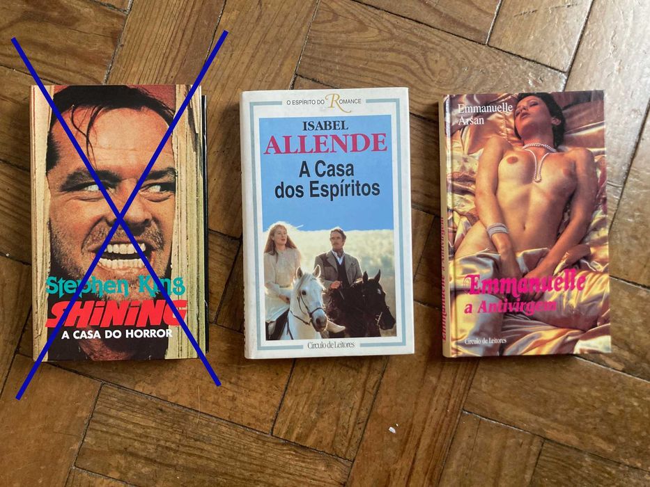 Stephen King "Shining" / Isabel Allende / Emmanuelle Arsan