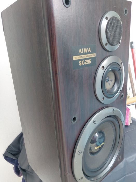 Coluna aiwa tres vias c/ nova