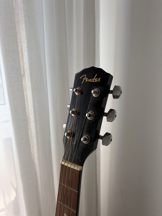 Guitarra Eletroacústica Fender CD-60CE Preta (Black)