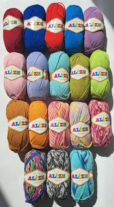 Кашемир, 100% шерсть., Мулине, шелк производство Турция