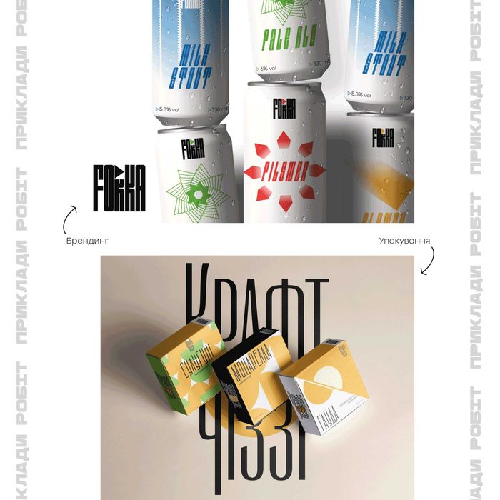 Графічний дизайн: брендинг, дизайн логотипів, дизайн поліграфії