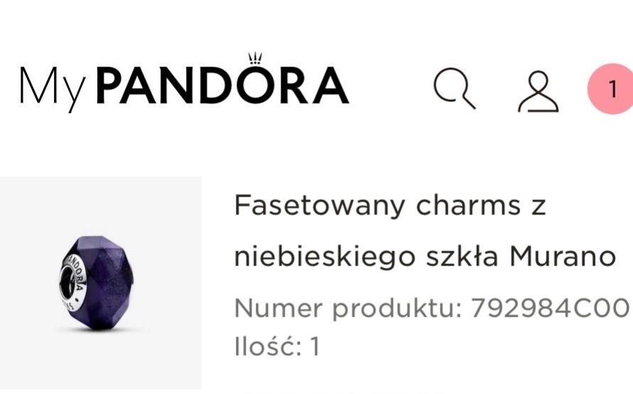 Pandora oryginał murano para