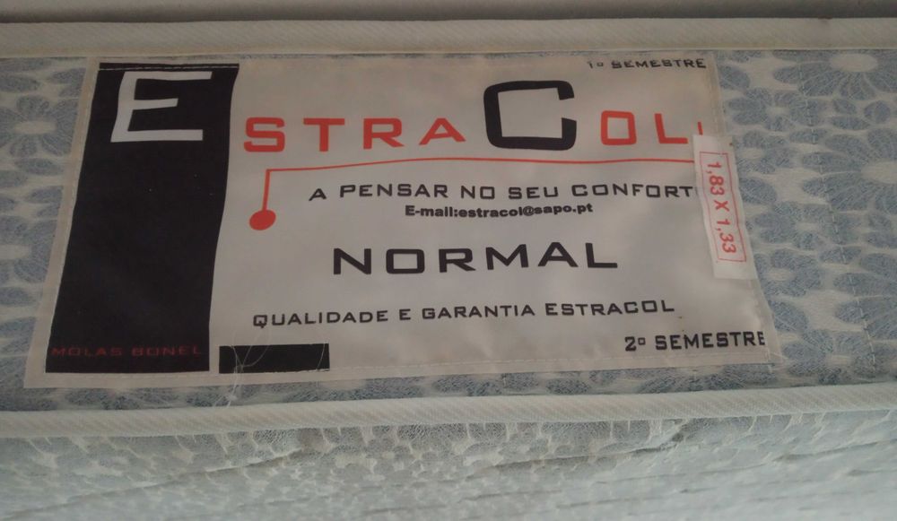 Colchão de Casal Estracol 1,83 x 1,33 m