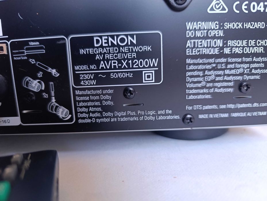 Ресивер Denon AVR-X1200W • 7.2