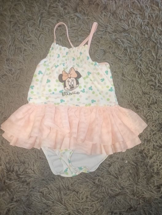 Reserved 80/86 strój kąpielowy kostium myszka Minnie tutu