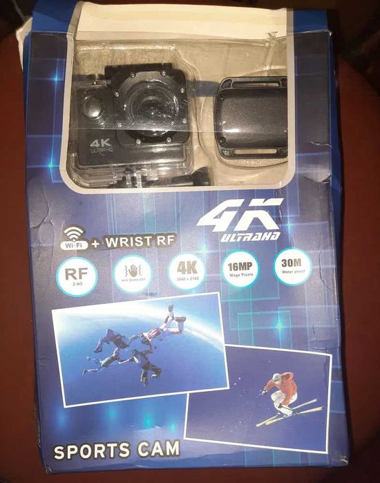 Бюджетная экшн-камера 4K Ultra HD Sports Cam с поддержкой Wi-Fi и пультом