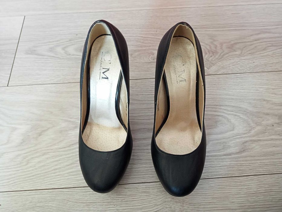 Szpilki czarne C'M PARIS rozmiar 37 prezent dla kobiety dziewczyny