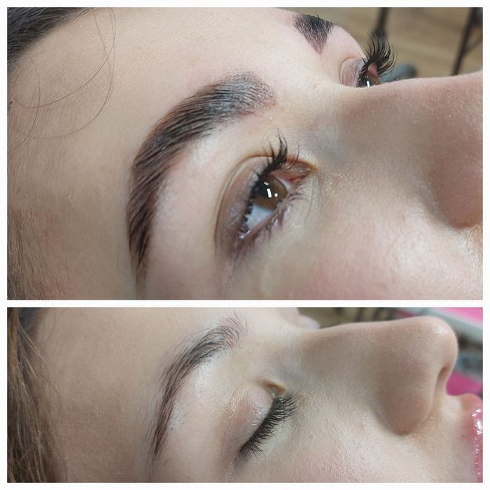 Paznokcie manicure hybrydowy / laminacji brwi  i rzęs