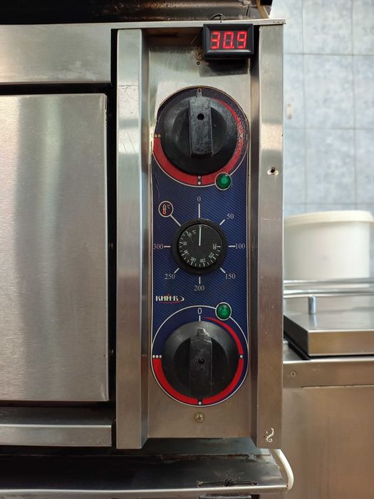 Електропіч подова трьохсекційна, шафа пекарська, ШПЄ